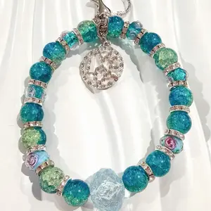 Beaded keychain or wristlet
