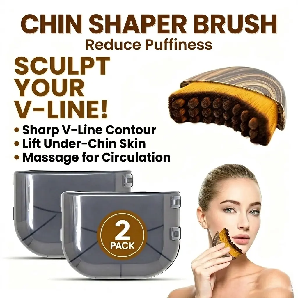 2-Pack Lymphatic Contour Face Brush for Sculpting – Anti-Puffiness, Detox & Lift, Improves Skin Glow & Absorption, Facial Care Tools, 2Pcs, Evening, Daily, Facial Beauty Instrument, Lightweight, Contoured Shape, Large Size, Multi-Pack, Lymphatic Drainage