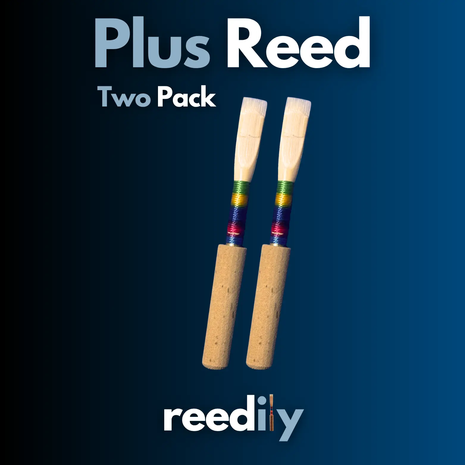 Reedily Plus – 2 Pack Bundle Intermediate Student Oboe Reeds