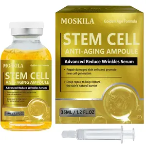 Stem Cell Microneedling Serum – Anti-Aging & Scar Repair Ampoule for Face, Wrinkle Treatment, Compatible with or Without Derma Roller, 1.2 Fl Oz