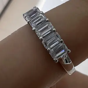 pt950 labgrown diamond ring 2.99g 1.293ct LF