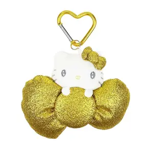 Hello Kitty 50th Anniv. Gold Mascot (Metallic Bow Series)