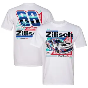 Connor Zilisch JR Motorsports WeatherTech Race Car T-Shirt, Retro Speed Gradient Graphic Tee, Men’s NASCAR Fan Tribute Gear, Streetwear Trackside Racing Outfit