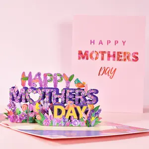 Happy Mothers Day-3D Mothers Day Card, Happy Mother's Day Pop Up Cards, Mother's Day Card with Envelope And Message Note