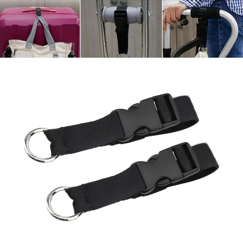 Portable Travel Luggage Strap, Multifunctional Backpack External Strap with Release Buckle, Multipurpose Luggage Belt for Backpack, Handbag, Jacket-MM1
