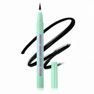 Waterproof Fox Eye Eyeliner Pen - SmudgeProof Longwear Precision Tip for Sharp Wings Bigger Looking Eyes Clean Girl Makeup & AllDay Wear
