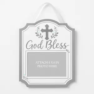 God Bless Hanging Photo Frame