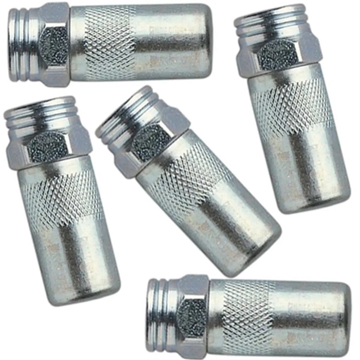 Lincoln Industrial 5852-5 Midget Hydraulic Coupler with Replaceable Hardened Steel Jaws for All Hydraulic Type Grease Fittings, Small OD, 6000 PSI, 1/8 in. NPT(F) Inlet, Pressure, Built-In Ball Check, Standard 1/8 In. Npt (F) Inlet, Grease Joint Fittings,