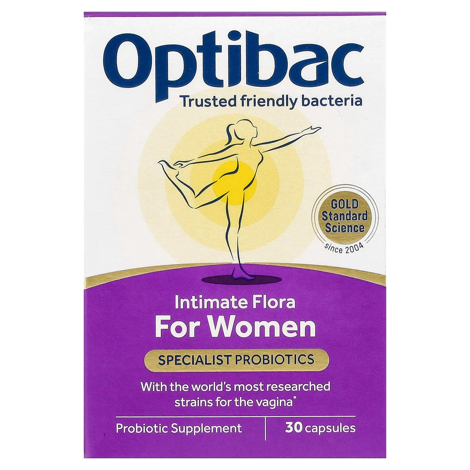 Optibac Intimate Flora For Women, 30 Capsules