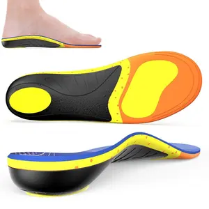 Heavy Duty Support Insoles, High Arch Support Insoles for Men Women (240+ lbs), with Thick Cushioning and Triple-Layer Shock Absorption, EVA Shoe Inserts Work Boots, Running Shoes Insole, can be trimmed, Moisture-Wicking Surface for All-Day Comfort
