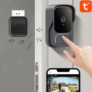 Wireless Smart Video Doorbell, Home Monitoring Intercom, Home Security System, Night Vision, Rechargeable Battery 4000mah, Two-Way Audio, Remote APP Control