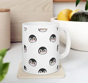 Penguin Ceramic Mug, (11oz)