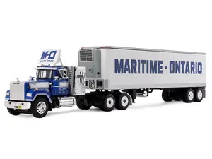 Mack Super-Liner with 36" Vintage Sleeper and 40' Vintage Trailer w/Reefer 1/64 by DCP/First Gear