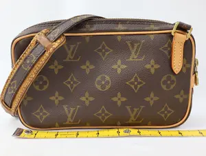 Pre-owned canvas Crossbody Bags #BP39865 Louis Vuitton Monogram Pochette Marly Bandouliere Crossbody Bag M51828