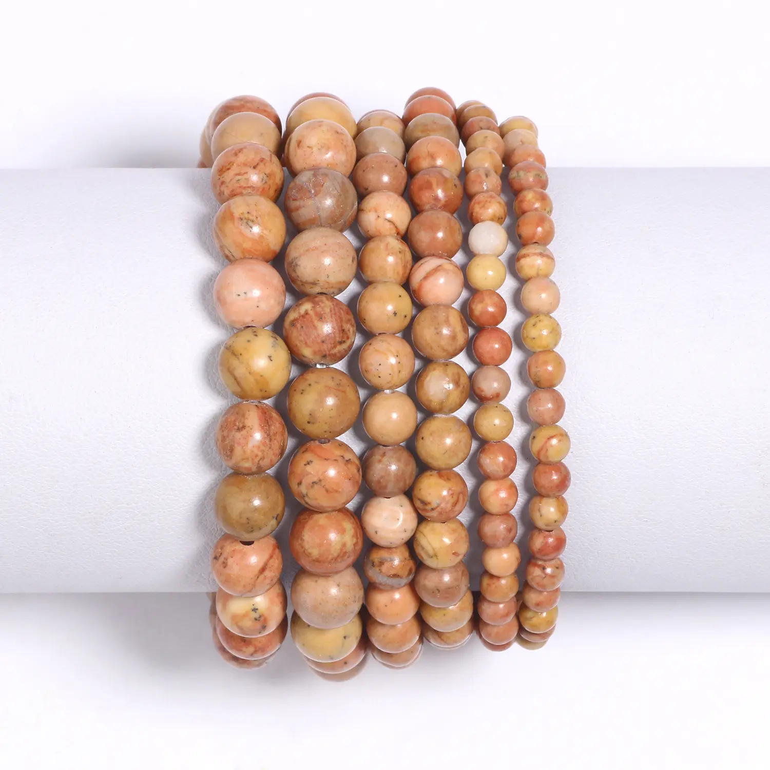 Natural colored jade bracelet