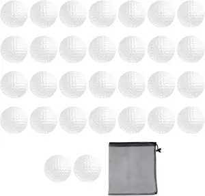 40 Pack  Golf Practice Balls - Realistic Feel and Limited Flight  Balls for Indoor or Outdoor