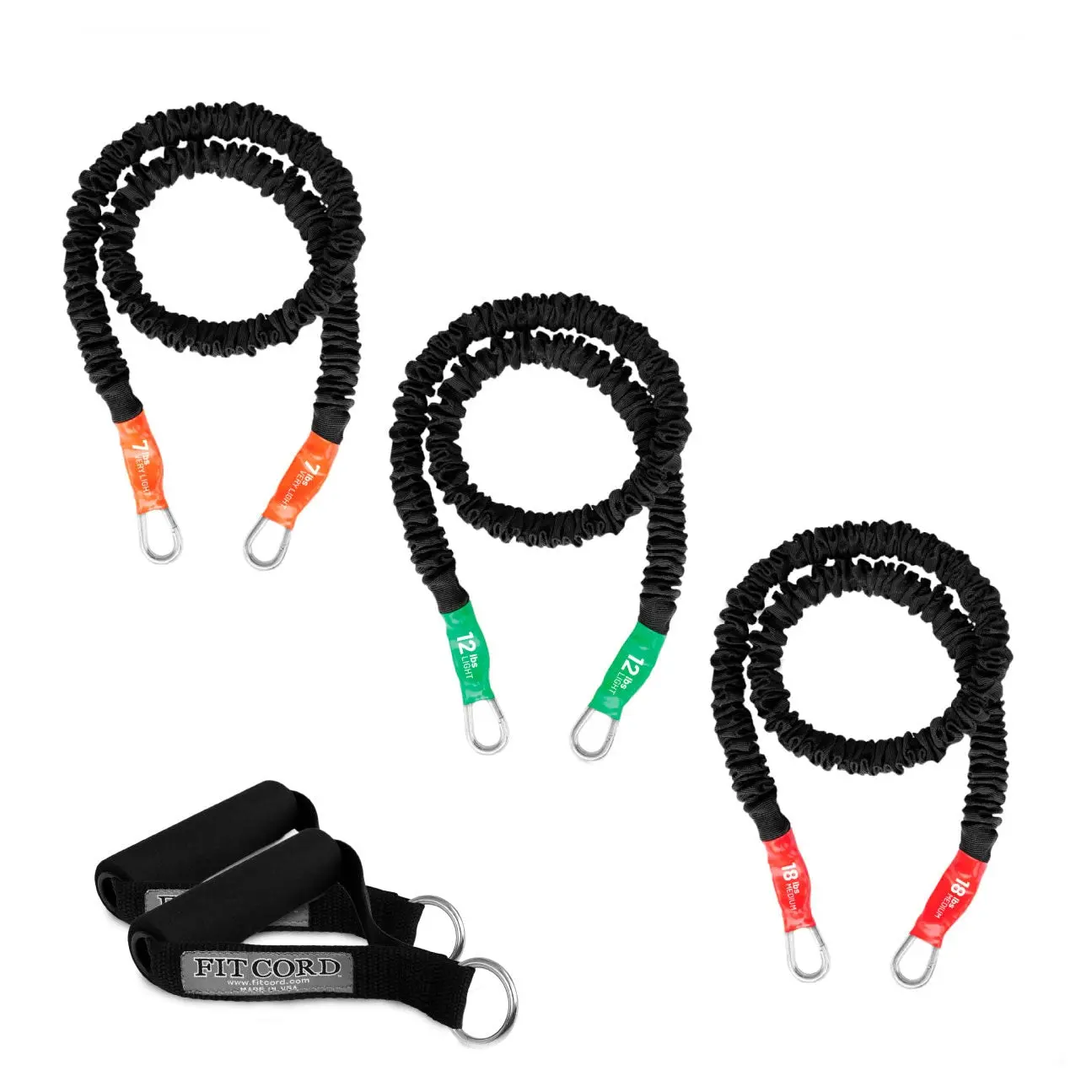 Body Sculpting Band Kit- 3 Pack (7lb/12lb/18lb)