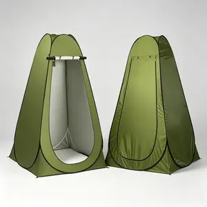 Camping Changing Tent Portable Toilet Shower Tent with Solar Bag Durable Pop-Up Privacy Shelter for Camping RV Bunk Beach Picnic Fishing Waterproof Outdoor Shower Changing Room Travel Accessories