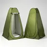 1-3 People Foldable Pop-Up Privacy Tent - Warm Design, Compact Fold, Waterproof Cover, Window Ventilation, Top & Side Lighting, Portable Setup, Storage Bag, Insect-Proof, Moisture-Proof for Outdoor Activities, Folding Camping Toilet, Shower