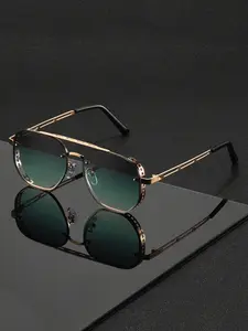 A Must-Have for Stylish Guys And to Take Photos, Suitable for Both Men And Women, Available in Multiple Colors, Featuring a High-End Minimalist Design with Trendy Round Frames, Trendy Casual Sunglasses