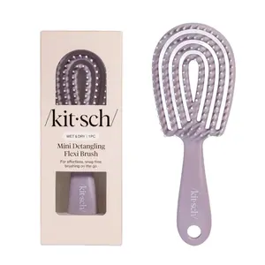 Soft Violet Detangling Flexi Brush - Mini