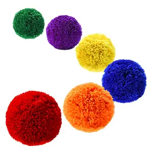 6 Pack Playground Balls - Soft Touch Fleece  Dodgeball Set for Kids & Adults