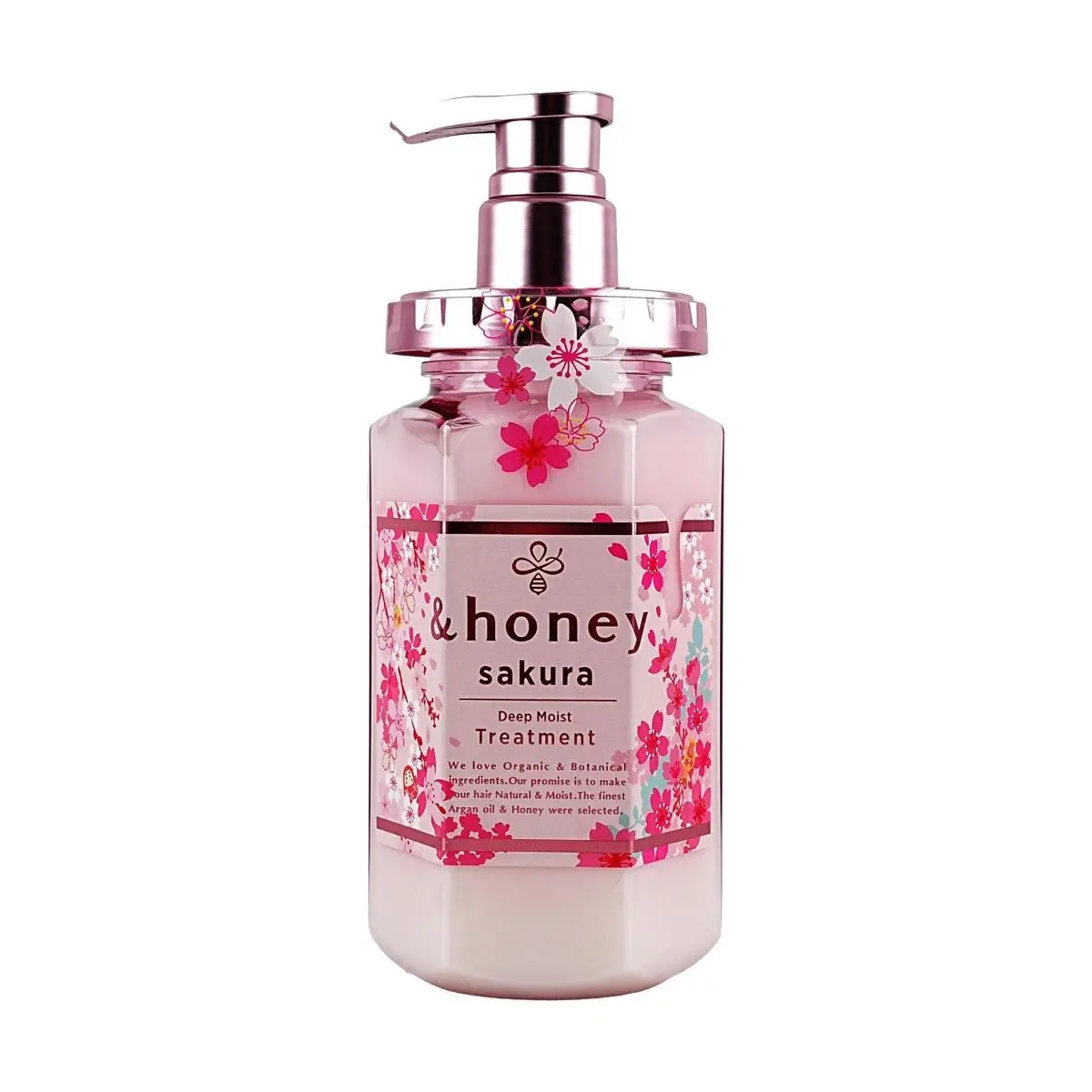 &honey Sakura Deep Moist Treatment for hair, 15.69 fl oz.【Limited Edition】