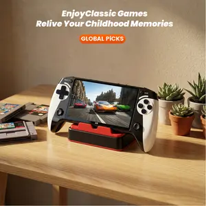 Portable Retro Game Console, Ultra HD Graphics Handheld Game, 5.5-Inch Large Screen, Console for Boys Gift, Gaming & accessories game Cables cool gadgets boys Box Compact game console gamer gifts for him, Ideal Gift for Birthdays, Father’s Day & Christmas