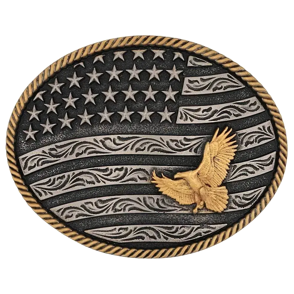 Montana Silversmiths Freedom's Majesty Attitude Buckle A1014P