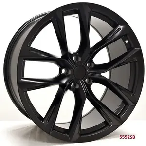 22" wheels fits TESLA MODEL S 100D, P100D 2017 & UP (staggered 22x9"/22x10")