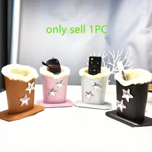 1pcs Simple Eyeglass Stand Display Platform, Ultra-Dense Pen Holder, Trendy Glasses Box, Plush Glasses Storage Box, Glasses Organizer Rack, Desk Tidy