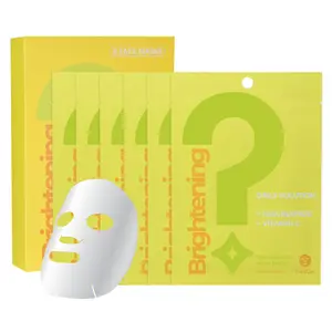Brightening Daily Solution Niacinamide Vitamin C Facial Mask Sheet (6-Pack) Skin Repair