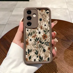 Case for Samsung S24 ultra plus S25 S23 S22 Ultra Plus Flower Design Advanced fashion gift Anti-Scratch Shockproof Soft Silicone Protective Cover