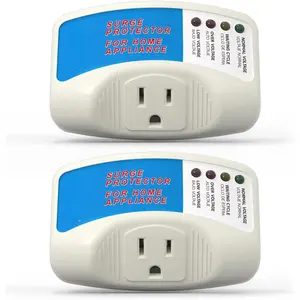 Protector, Single Outlet Surge Protector Plug in for  Appliance Multi Function Plug with Protection Wall Mount Power Suppressor for TV/PC/Refrigerator, 15A, 125V, 1875W, 2 Pack