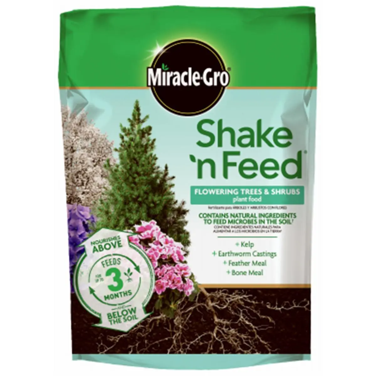Scotts Miracle-Gro Shake & Feed Plant Food for Trees, Shrubs - 161981 Garden Nutrient for Home Improvement Gardening Supplies
