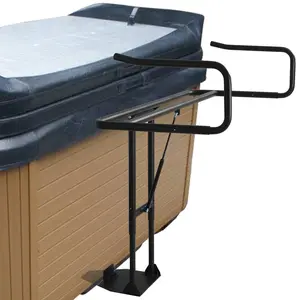 GARVEE Hydraulic Swimming Pool Spa Cover Lift, Hot Tub Lift, U-Arms Spa Cover Lifter Adjustable Height 30''-40'' and Width 53''-93'', Mounted Underneath on One Side for Various Sizes of Bathtubs