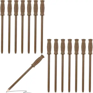 EZVYAO Wand Pencils 14PCS - Wizard Theme Party Favors for Kids Magic Birthday Gifts, School Classroom Rewards, Halloween Decor, Spiral
