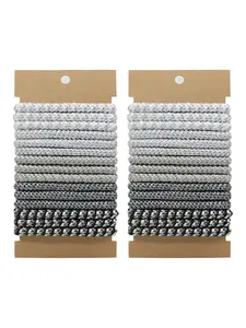 30pcs Embroidery Thread Hair Tie Set, Casual Style Braided Hair Bands, Cute Hair Ties, Fashionable Hair Accessories, All Seasons Fabric Accessories, Ideal for Crafting & DIY Projects