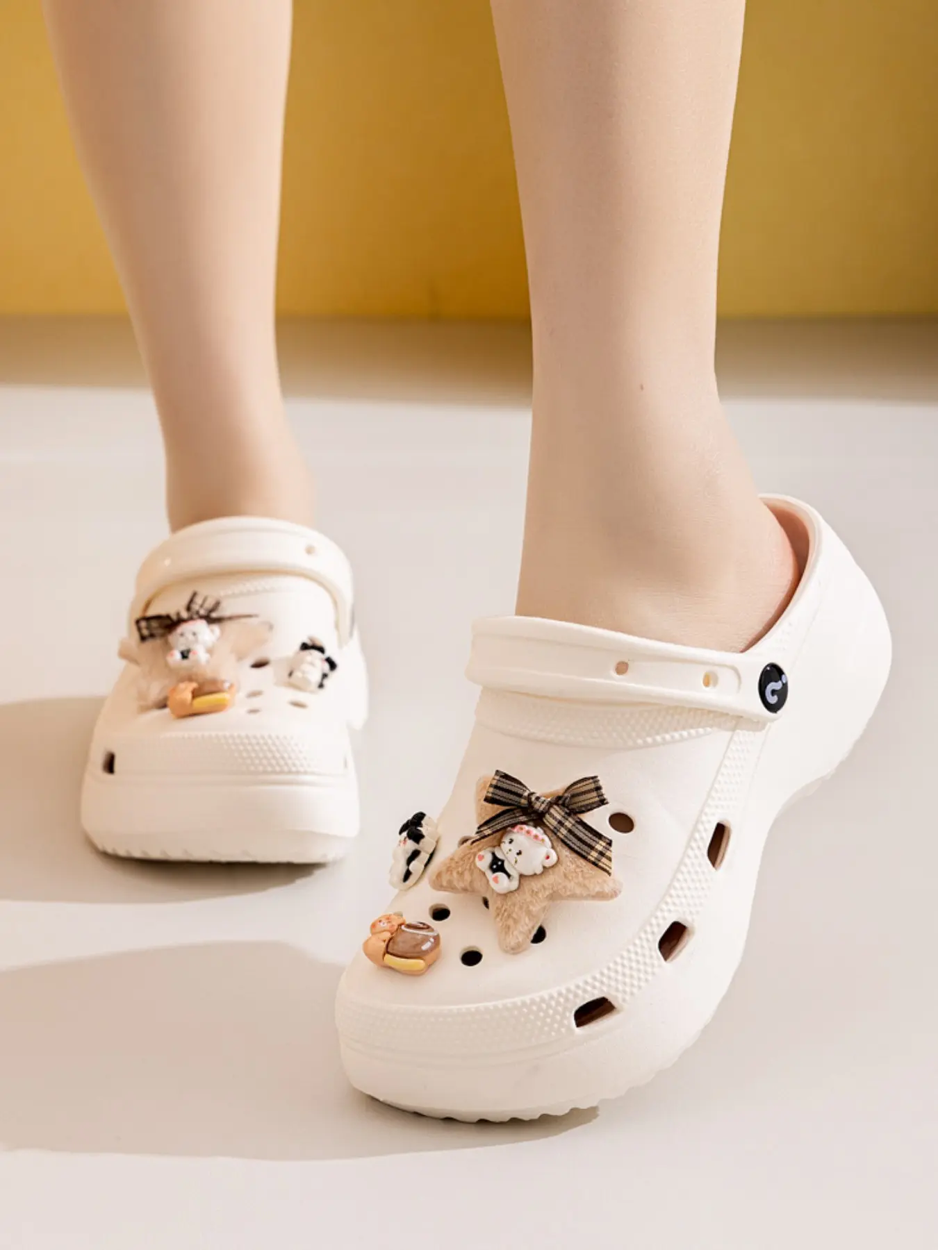 Women's Cute Cartoon Cat Sandals, Summer Fashion Casual Thick Sole Non Slip Eva Slippers, Outdoor Trendy Shoes, Indoor Non-Slip Slip-On Sneakers, Footwear