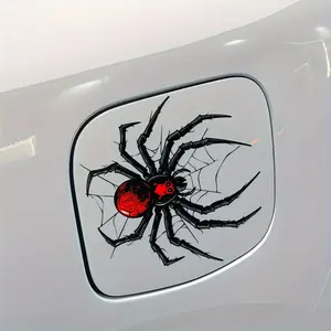 Spider Design Car Sticker, Waterproof DIY Sticker, Easy To Apply, Vehicle & Notebook Decoration, Long-lasting Adhesion, Sticker For Cars, Universal Car Sticker