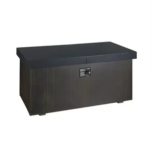 Plank & Hide 48"x24" Rectangle Functional Propane Fire Pit