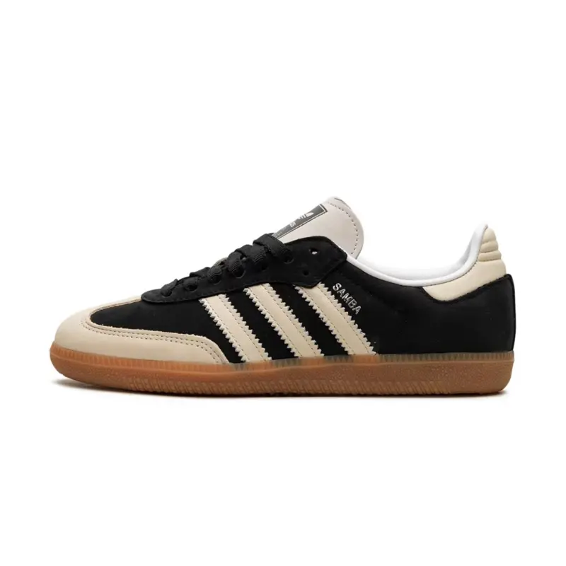 Adidas Samba OG Women's Black & White Leather Old School Fashion Trainers - Versatile Low Top for Daily Casual Comfort, Fashion Sneakers, Old School Sneakers, Versatile Sneakers