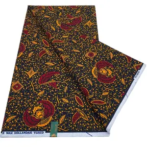 Authentic African Print 100% Cotton 6yards