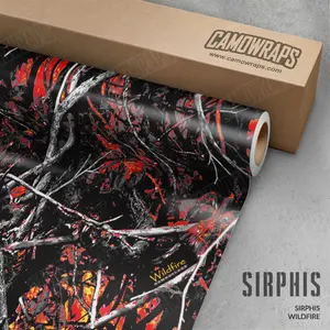 Sirphis Wildfire Camo Vinyl Wrap | Blowout Stock | Satin Finish | Avery Dennison Media | 5ft x 8ft | 873605