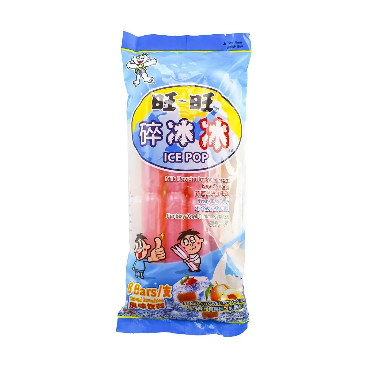 WANT WANT Ice Pops - Mixed Flavor Popsicles