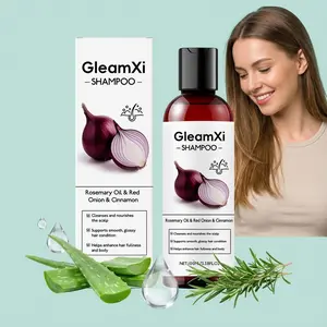 Gleamxi Onion Nourishing Shampoo, Cleanses Scalp, Tames Frizzy Hair, Smooths, Silky, Glossy Finish, Hair Care Essential