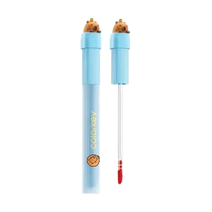 COLORKEY Mist Water Lip Glaze 8H Long-Lasting Matte Lipstick Transfer-Proof Smudge-Proof 1.8g #R353 Watermelon Pink Capybara Limited Edition