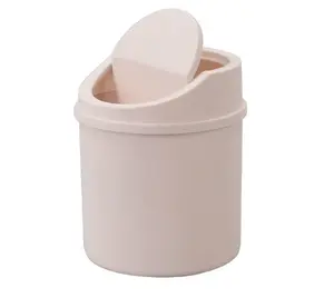 Universal Waste Bin with Lid Desktop Office Organizer Storage Home Garbage Basket Container Table Trash Bin Small Trash Can