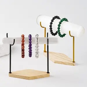 Moonlight Energy Charger Bracelet Holder Display Stand Handcrafted Moroccan Selenite Crystal Rod Jewelry Organizer Meditation Tool Natural Negative Energy Cleanser Boho Shelf Decor Gift for Holidays Black Onyx Greek Racks