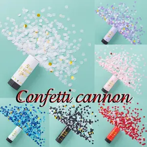 11cm Wedding Fireworks, Spring Firework Tube, Multicolor Paper Confetti Hand Crank Fireworks, Confetti Popper, Party Supplies, Colorful Paper Strips Fireworks